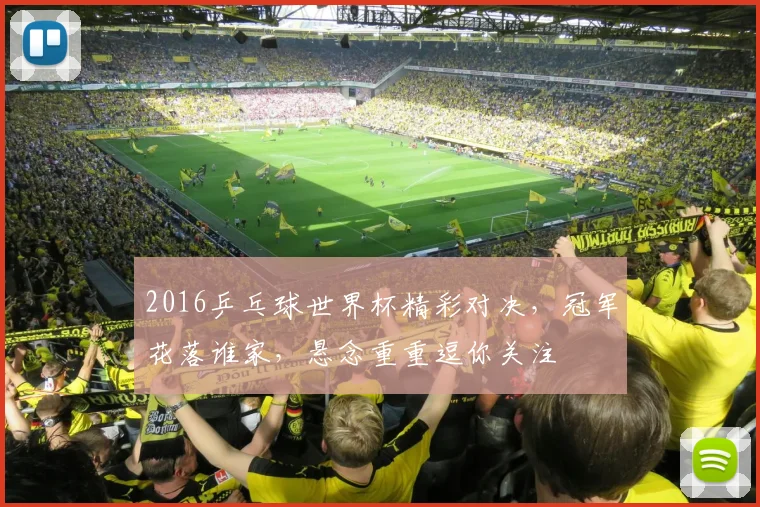 2016乒乓球世界杯精彩对决，冠军花落谁家，悬念重重逗你关注